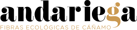 Logo Andariega. Fibras ecológicas de cáñamo